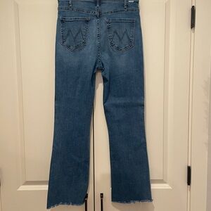 MOTHER the hustler ankle fray jeans